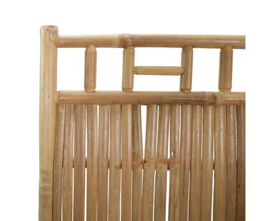 Paravan de cameră cu 3 panouri, 120 x 180 cm, bambus, 6 image