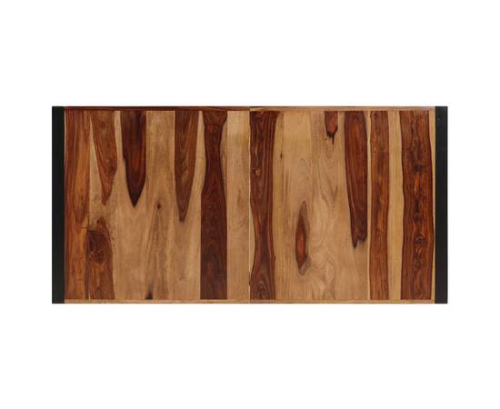 Masă de bucătărie, 140 x 70 x 75 cm, lemn masiv de sheesham, 5 image