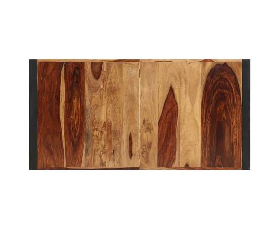 Masă de bucătărie, 160x80x75 cm, lemn masiv de sheesham, 7 image