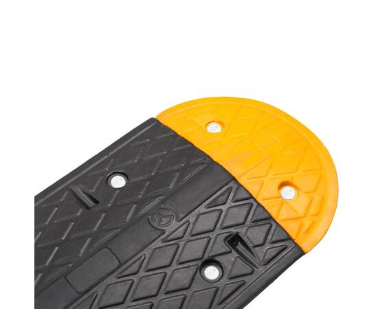 Prag limitator de viteză galben&negru, 420x32,5x4 cm, cauciuc, 6 image