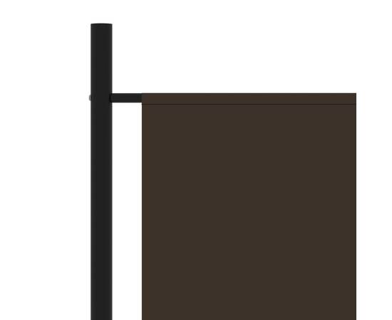 Separator de cameră, maro, 175x180 cm, textil, 4 image