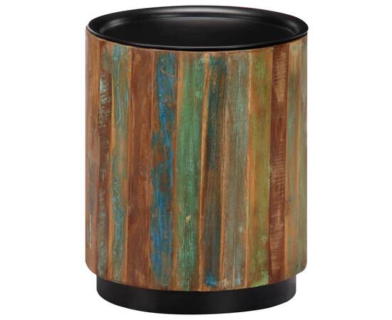 Măsuță de cafea, 38 x 45 cm, lemn masiv reciclat, 11 image