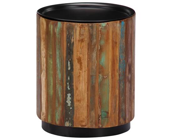 Măsuță de cafea, 38 x 45 cm, lemn masiv reciclat, 9 image