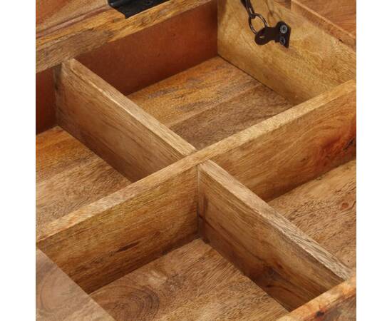 Masă de toaletă, 112x45x76 cm, lemn masiv de mango, 8 image