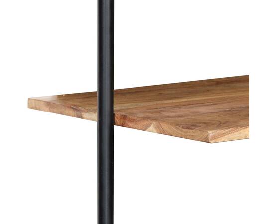 Raft de perete, 94x35x113 cm, lemn masiv de acacia, 3 image