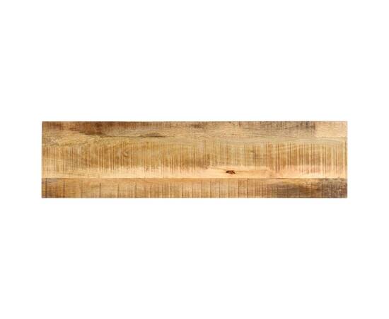 Masă consolă, 140 x 35 x 76 cm, lemn masiv de mango nefinisat, 4 image