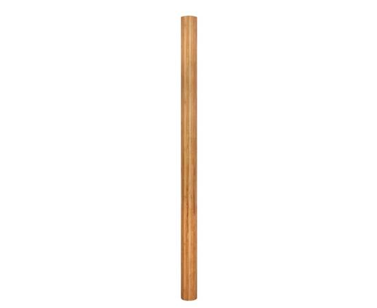 Paravan de cameră din bambus, culoare naturală, 250 x 165 cm, 2 image