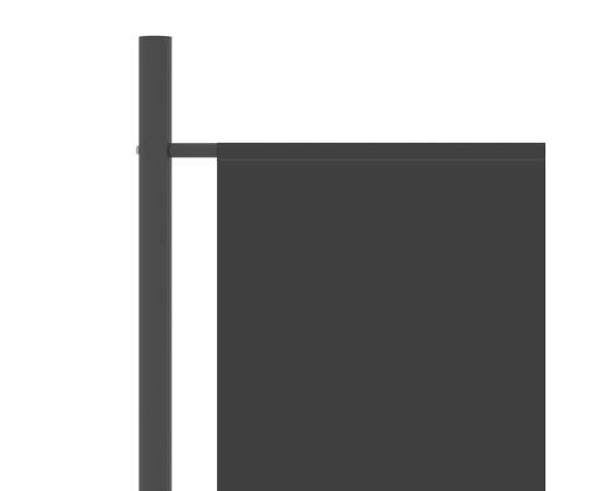 Separator de cameră, negru, 175x180 cm, textil, 3 image