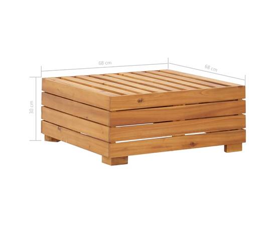 Masă modulară, 1 buc., lemn masiv de acacia, 5 image