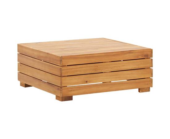Taburet modular cu pernă, 1 buc., lemn masiv de acacia, 3 image