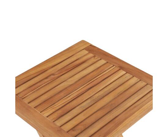 Masă de grădină pliabilă, 45 x 45 x 45 cm, lemn masiv de tec, 5 image