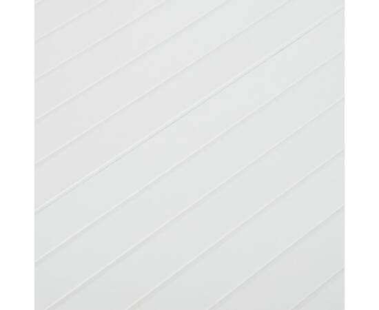Masă de grădină, alb, 150x90x72 cm, pp, 7 image