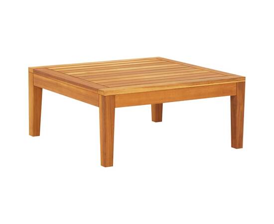 Set mobilier grădină cu perne gri închis, 2 piese, lemn acacia, 8 image