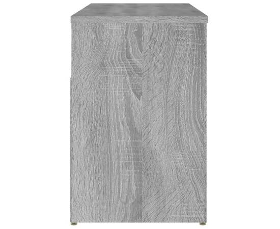 Bancă pentru pantofi stejar sonoma 80x30x45 cm lemn prelucrat, 7 image