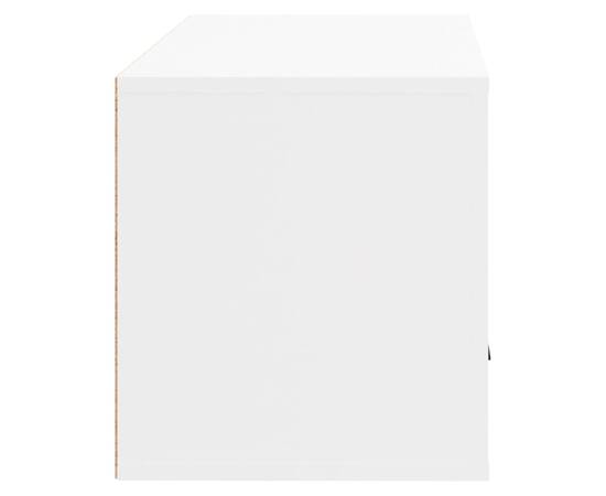 Pantofar de perete, alb, 70x35x38 cm, lemn prelucrat, 6 image