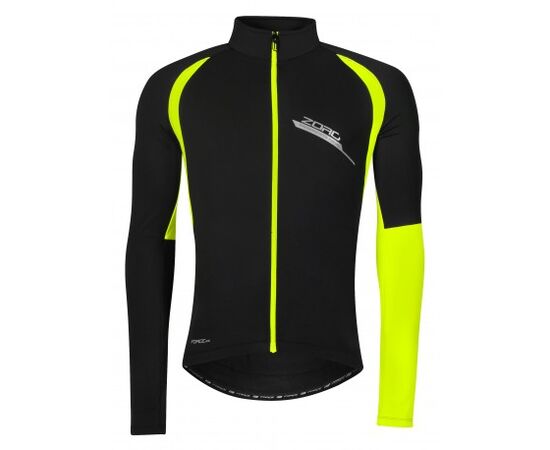 Jachetă ciclism FORCE Zoro - negru/fluo mărime L