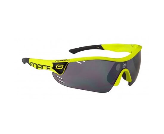 Ochelari ciclism FORCE Race Pro fluorescent / lentile negre