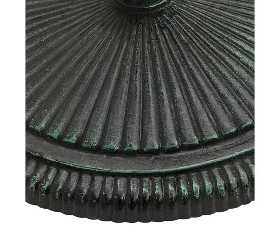 Bază de umbrelă, verde, 45x45x30, fontă, 4 image