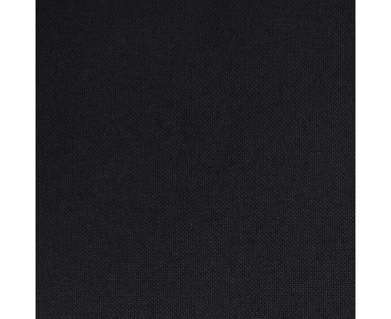 Fotoliu de masaj rabatabil vertical, negru, material textil, 8 image