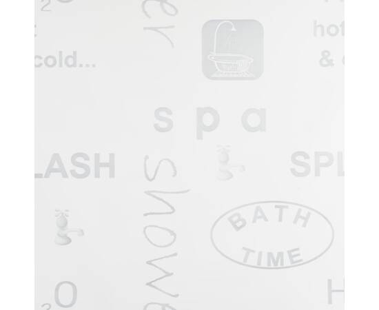 Roletă perdea de duș 160x240 cm imprimeu splash, 6 image