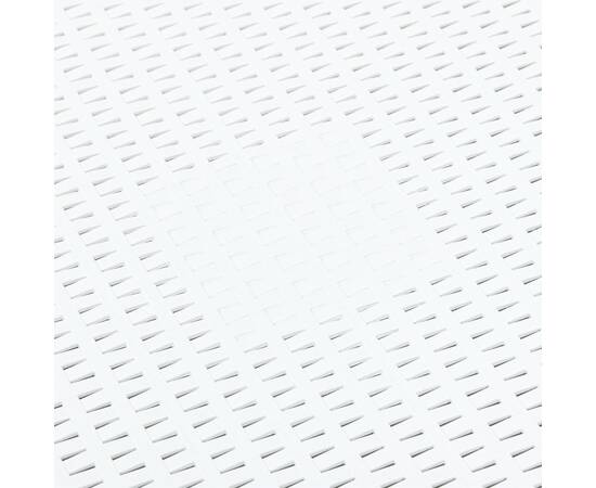 Măsuță laterală, alb, 54 x 54 x 36,5 cm, plastic, 5 image