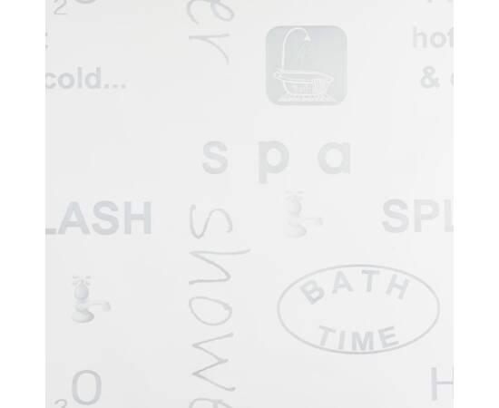 Roletă perdea de duș 80x240 cm imprimeu splash, 6 image