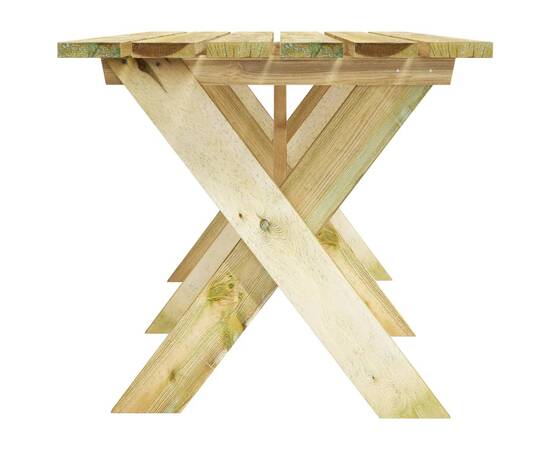 Masă de grădină, 160x73x70 cm, lemn de pin tratat, 4 image