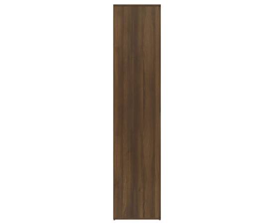 Pantofar, stejar maro, 80x39x178 cm, lemn prelucrat, 7 image