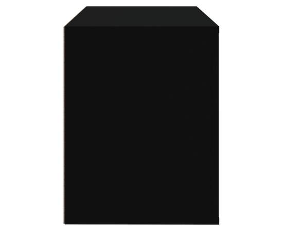 Pantofar, negru, 80x35x45 cm, lemn compozit, 6 image
