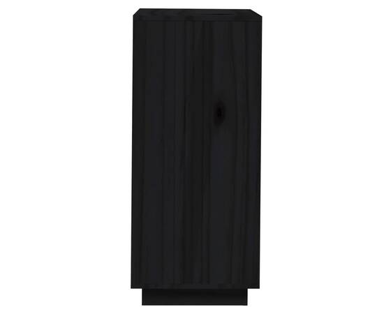 Pantofar, negru, 35x35x80 cm, lemn masiv de pin, 6 image