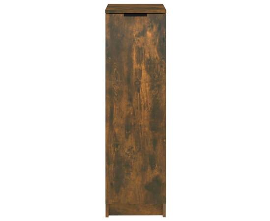 Pantofar, stejar fumuriu, 30x35x100 cm, lemn compozit, 5 image