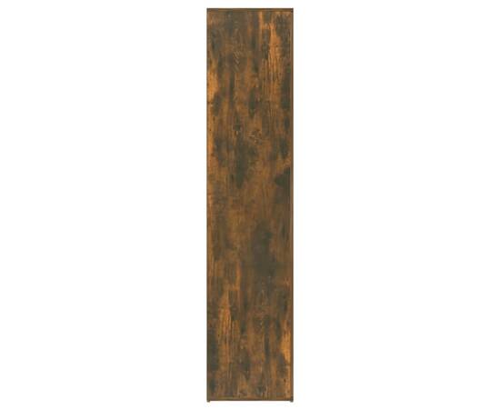Pantofar, stejar fumuriu, 80x39x178 cm, lemn prelucrat, 7 image