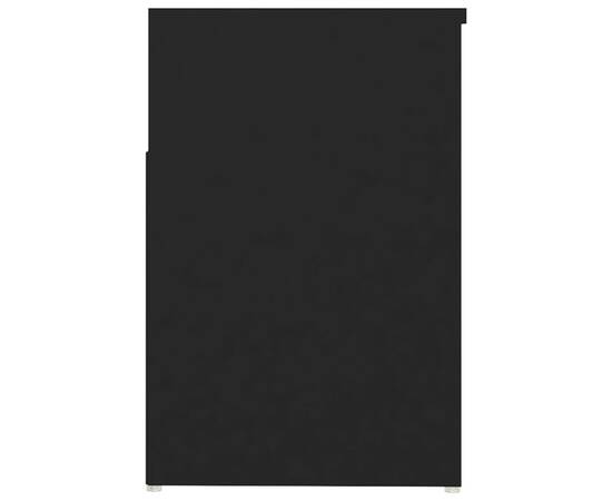 Banchetă pantofar, negru, 80x30x45 cm, pal, 6 image