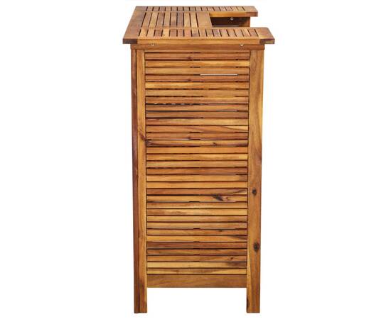 Masă de bar, 110 x 50 x 105 cm, lemn masiv de acacia, 5 image