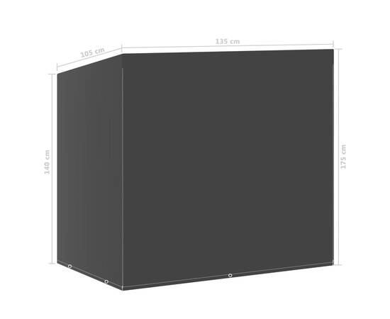Husă de balansoar, 6 ocheți, 135 x 105 x 175 cm, 9 image