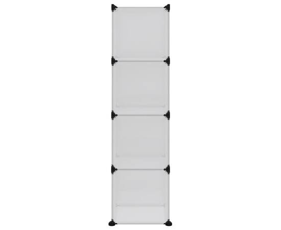 Organizator cub de depozitare cu uși, 12 cuburi, transparent pp, 5 image