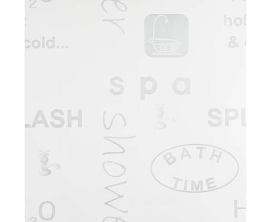 Roletă perdea de duș 100x240 cm imprimeu splash, 6 image