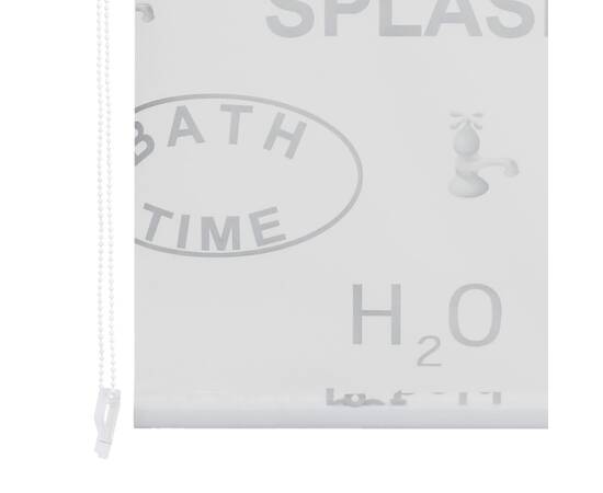 Roletă perdea de duș 120x240 cm imprimeu splash, 5 image