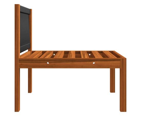 Set mobilier de grădină cu perne, 2 piese, lemn masiv de acacia, 7 image