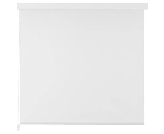 Roletă perdea de duș 140x240 cm alb, 2 image