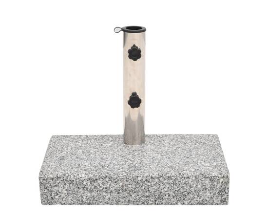 Suport umbrelă de soare granit dreptunghiular 25 kg, 4 image