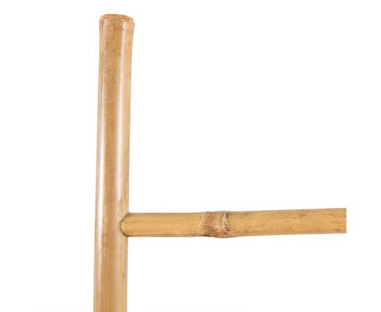 Scară pentru prosoape cu 5 trepte, bambus, 150 cm, 3 image