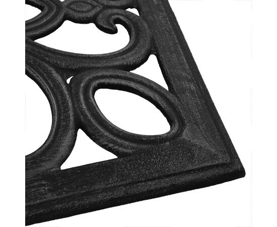 Bază de umbrelă, negru, 47x47x33 cm, fontă, 7 image