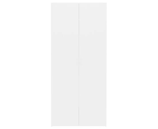 Pantofar, alb, 80x35,5x180 cm, pal, 5 image