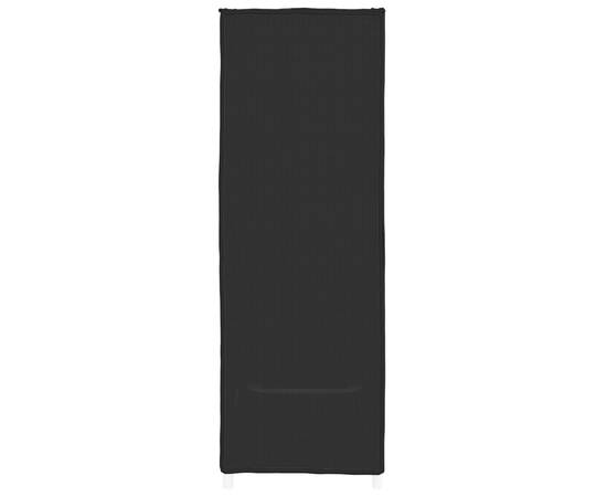 Pantofar, negru, 60x28x90 cm, material textil, 5 image