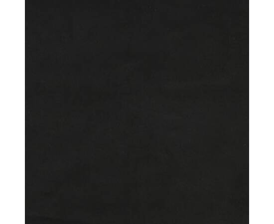 Taburet, negru, 78x56x32 cm, catifea, 6 image