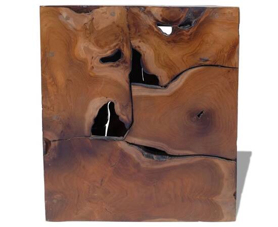 Taburete/măsuță de cafea din lemn de tec masiv, 11 image