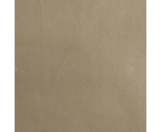 Taburet, cappuccino, 78x56x32 cm, piele ecologică, 5 image