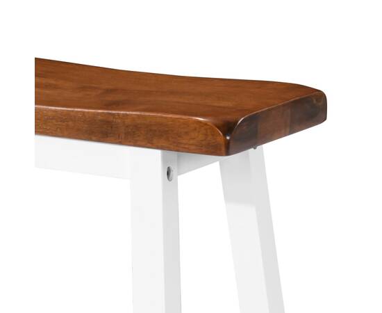 Set masă și scaune de bar, 5 piese, lemn masiv, 10 image
