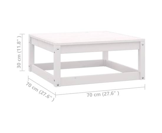 Set mobilier de grădină cu perne, 5 piese, lemn masiv de pin, 10 image